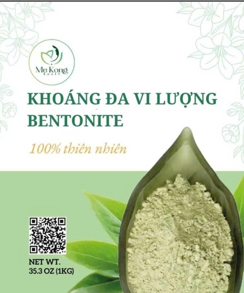 KHOÁNG ĐA VI LƯỢNG BENTONITE (1 KG) NGUYÊN LIỆU THỰC PHẨM, THỰC PHẨM CHỨC NĂNG - 100% THIÊN NHIÊN