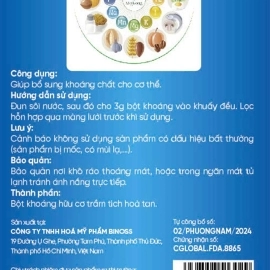 MẶT NẠ KHOÁNG ĐA VI LƯỢNG (BENTONITE) 100% KHOÁNG CHẤT THIÊN NHIÊN,  KHÔNG  PHA HƯƠNG LIỆU.