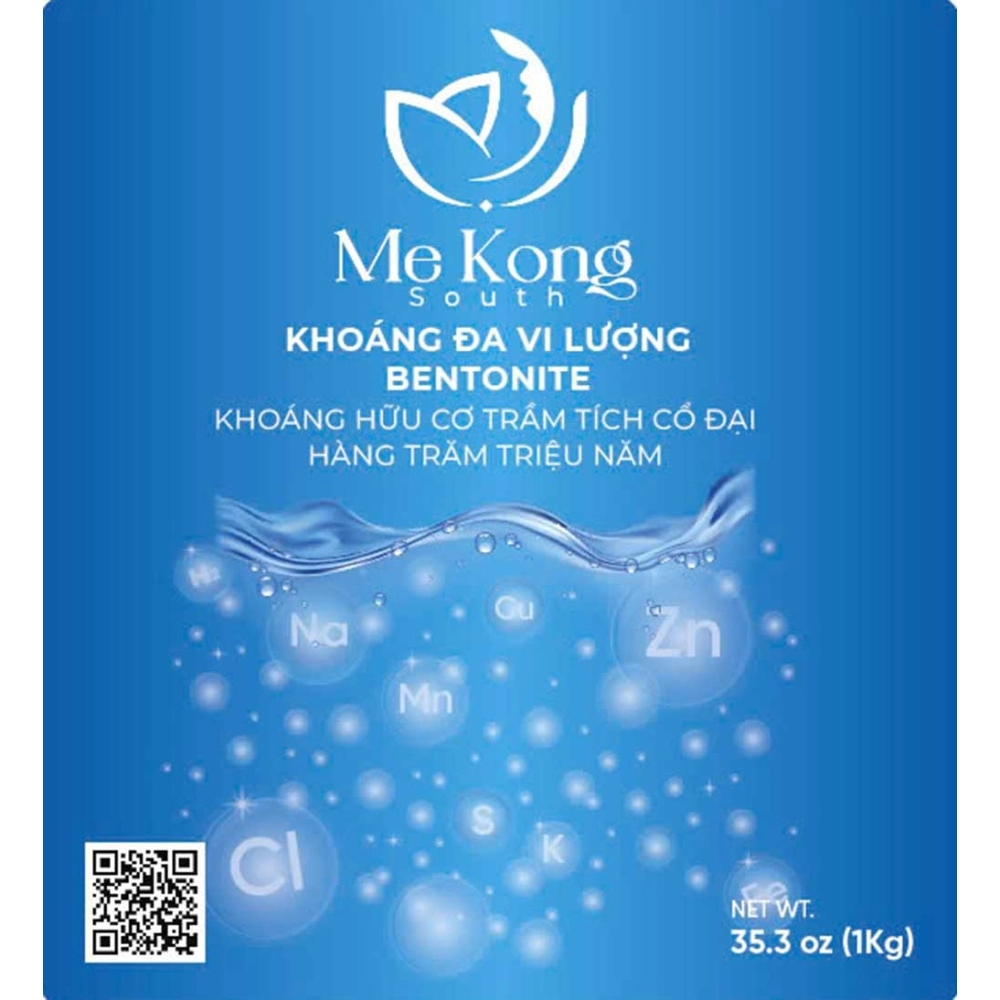 MẶT NẠ KHOÁNG ĐA VI LƯỢNG (BENTONITE) 100% KHOÁNG CHẤT THIÊN NHIÊN,  KHÔNG  PHA HƯƠNG LIỆU.